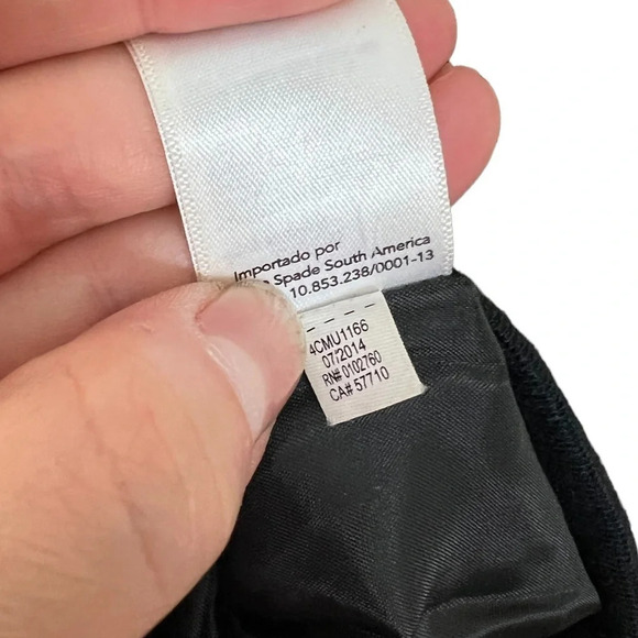 Saturday Kate Spade • Baroque Gold & Black Cap Sleeve Sweatshirt Top - Picture 7 of 7